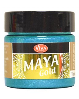 Maya-Gold Eisblau
