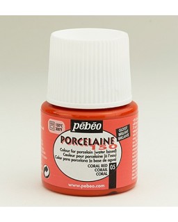 PeBeo Porcelaine 150 Glossy Red Coral Red